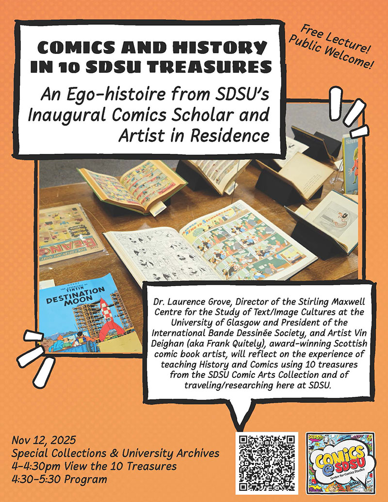 Comics and History in 10 SDSU Treasures