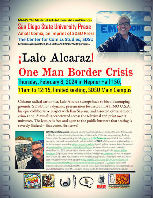 Lalo Alcaraz: One Man Border Crisis